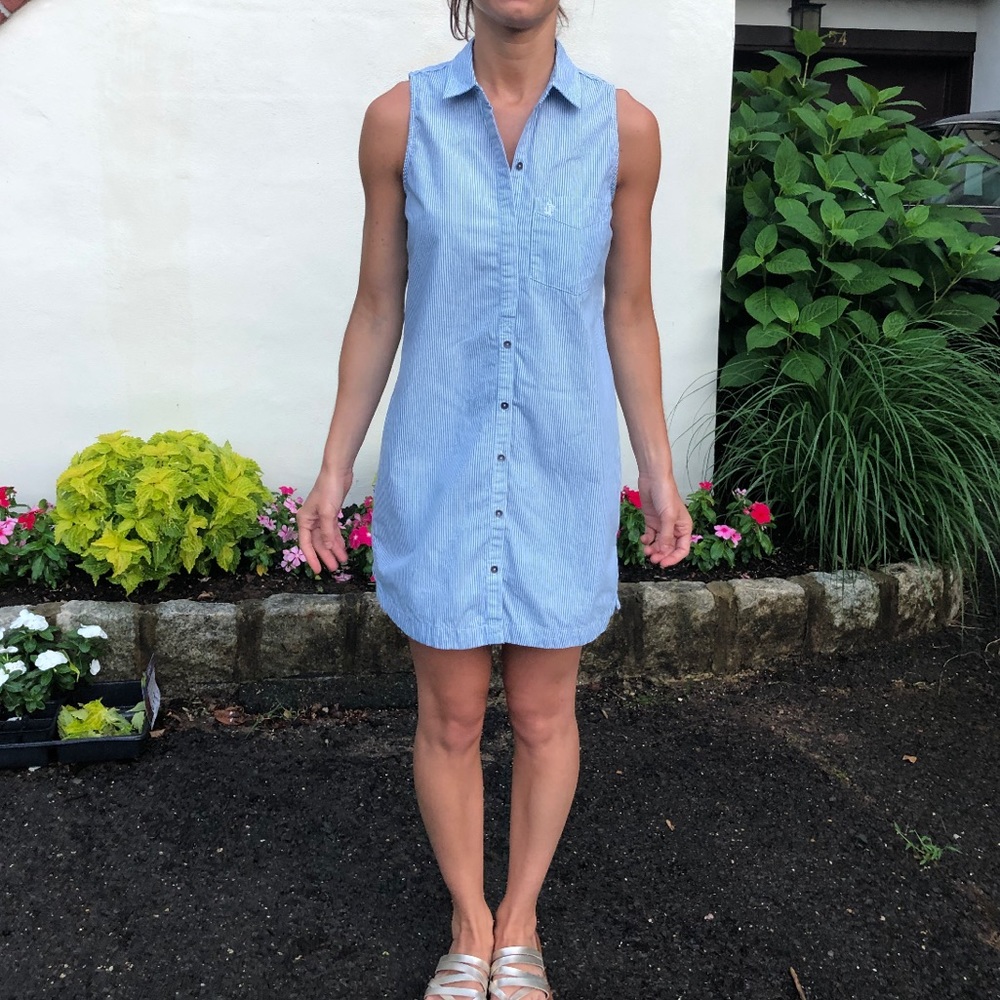 Abercrombie & Fitch Stripe Shirtdress